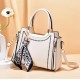 New Fashion Soft Leather Messenger Bags Handbags-White image
