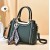 New Fashion Soft Leather Messenger Bags Handbags-Green