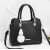 Trending Style Leather Shoulder Handbag-Black