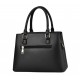 New Fashion Flower Printed Messenger Bags Handbags-Black image