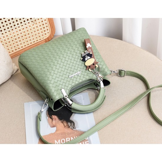 Simple Casual Ladies Shoulder Bags Handbags-Green image