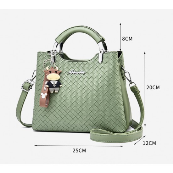 Simple Casual Ladies Shoulder Bags Handbags-Green image