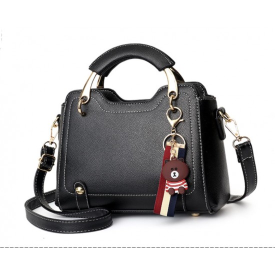 Europian Fashion Messenger Bags Handbags-Black image