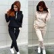 Trending Hoodie Style Sport Wear Two Piece TrackSuit - Red image