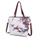 Floral Design 6 Pieces Handbags Set - Brown image