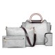 Women Retro Handbags Set - Grey image