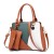 Stitching Design Ladies Handbags Set - Brown