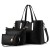 Satchel Designer Ladies Handbags Set - Black
