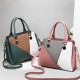 Stitching Design Ladies Handbags Set - Green image