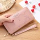 Love Printed Ladies Wallet - Pink image