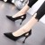 Chic Elegance Black Stilettos with Unique Heel Design