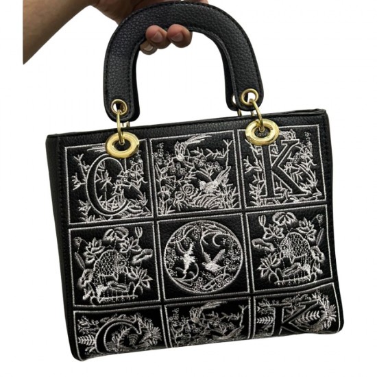 Black Printed Bag image