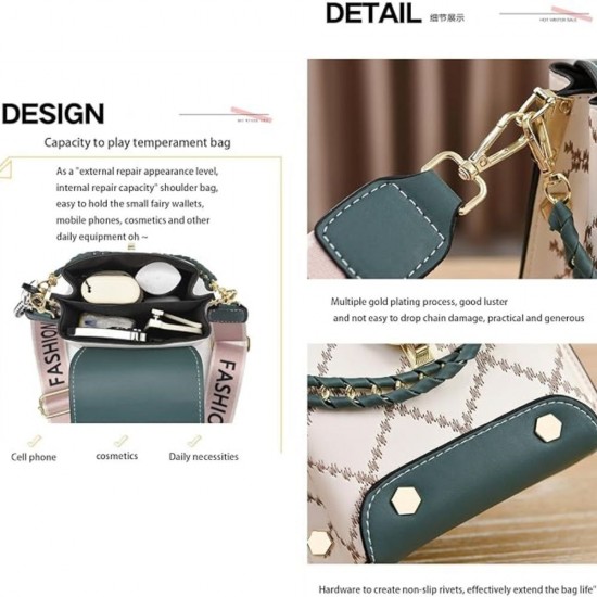 Women Pu Shoulder Handbags Forwarder Fashionable Mobile Phone Bag For Ladies image