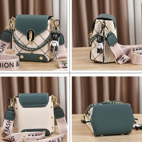 Women Pu Shoulder Handbags Forwarder Fashionable Mobile Phone Bag For Ladies image