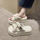Women's Cute Thick Bottom Beach Slippers in Vibrant Colors - Comfortable and Stylish Summer Footwear