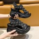 Sporty platform sandals with open toe design available in Pakistan