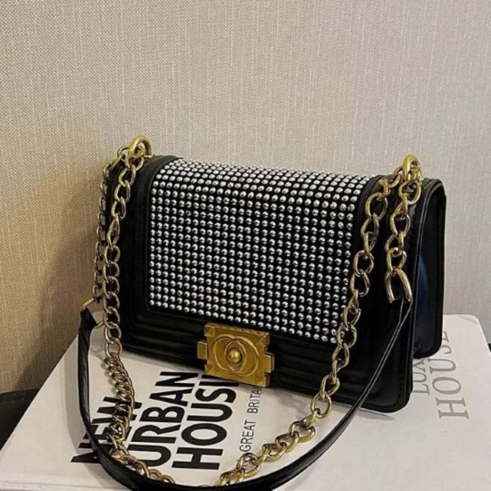 Glamorous Glow Chanel Boy Medium Pearl Bag image
