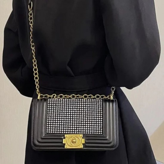 Glamorous Glow Chanel Boy Medium Pearl Bag image