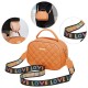 Women's Crossbody Bag With Letter Strap Multi Pockets Purse image