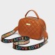 Women's Crossbody Bag With Letter Strap Multi Pockets Purse image