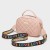 Women's Crossbody Bag With Letter Strap Multi Pockets Purse