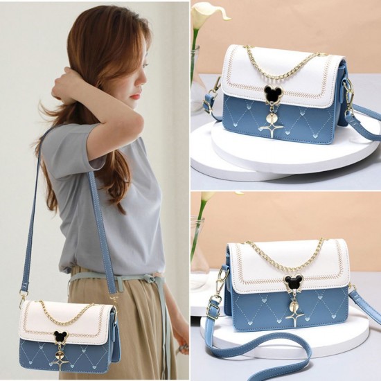 Fashion Mini Crossbody Bag Love Embroidery Shoulder Bag image