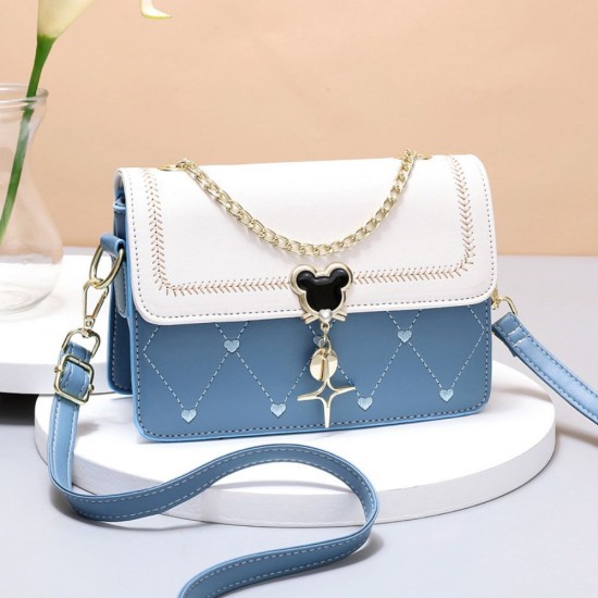 Fashion Mini Crossbody Bag Love Embroidery Shoulder Bag image