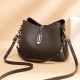 New Large Capacity Shoulder Bag Female Retro Pattern Simplified Crossbody Bag image