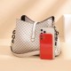 New Large Capacity Shoulder Bag Female Retro Pattern Simplified Crossbody Bag image