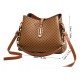 New Large Capacity Shoulder Bag Female Retro Pattern Simplified Crossbody Bag image