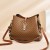 New Large Capacity Shoulder Bag Female Retro Pattern Simplified Crossbody Bag