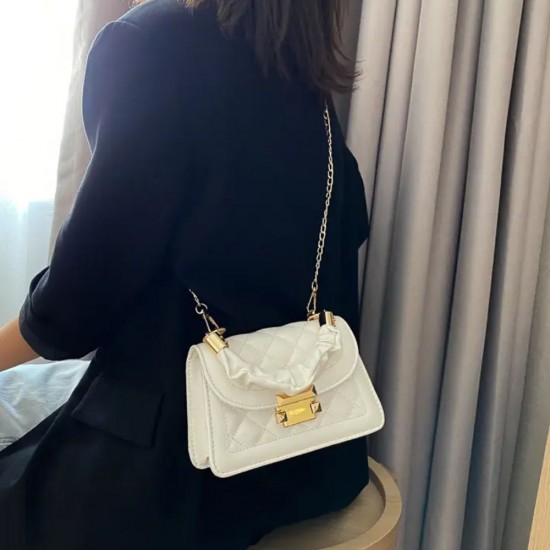 Women's Bag Classic Korean Fashion Hand Bag Small Square Chain Crossbody Bag image