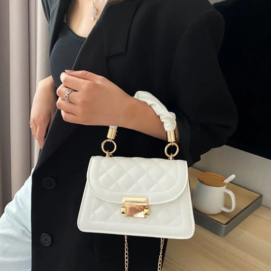 Women's Bag Classic Korean Fashion Hand Bag Small Square Chain Crossbody Bag image