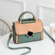 Women's Contrast Crossbody PU Leather Handbag image