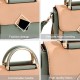 Women's Contrast Crossbody PU Leather Handbag image