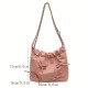 Women PU Leather Small Handbag Bowknot Ladies Shoulder Bags image