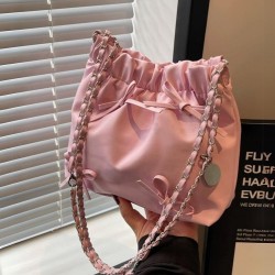 Women PU Leather Small Handbag Bowknot Ladies Shoulder Bags 