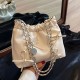 Women PU Leather Small Handbag Bowknot Ladies Shoulder Bags image