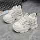 Chunky Platform Sneakers for Women – Cream & Beige Casual Shoes image