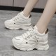 Chunky Platform Sneakers for Women – Cream & Beige Casual Shoes image