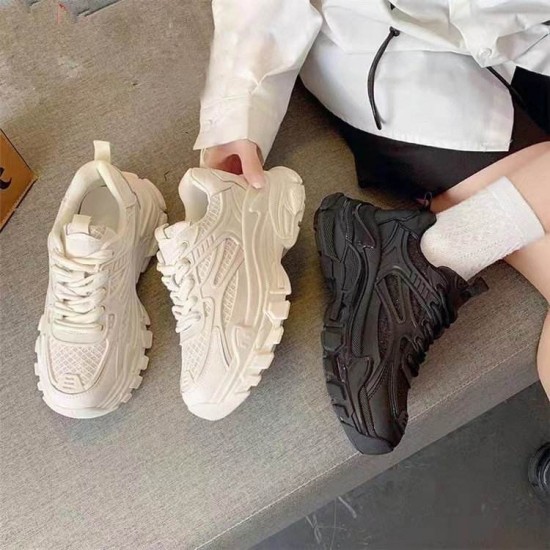 Chunky Mesh Sneakers for Women – Cream Ivory Casual Shoes image