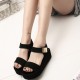 Women Fish Mouth High Heeled Wedge Sandals