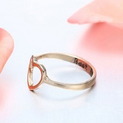 Women Love Heart Best Friend Gold Ring